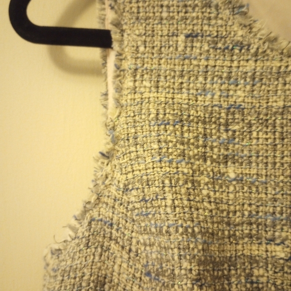 Rebecca Taylor gray metallic tweed peplum - Picture 7 of 9